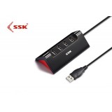 HUB USB 2.0 SSK SHU830 - 4 CỔNG 